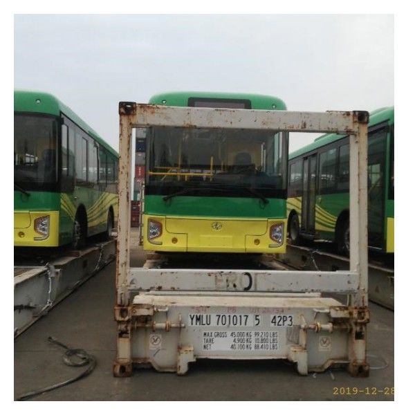 ZEV 7.7m Diesel City Bus 25 Seats For Public Transportation Euro 4 Emission