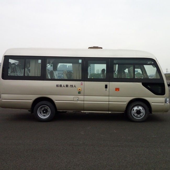 7m Diesel Engine Coaster Buses with 27 Seats Leaf Spring Suspension and LHD RHD Steering