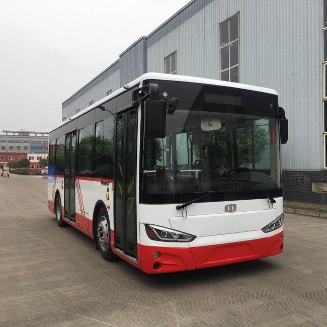 ZEV 8m Diesel City Bus with 132kw Max Power Manual 5 Gears and Leaf Spring Suspension
