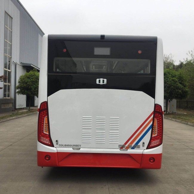 ZEV 8m Diesel City Bus with 132kw Max Power Manual 5 Gears and Leaf Spring Suspension