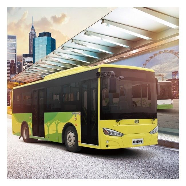 7.3m LHD Diesel Engine Bus 69km/H Emission Euro 4 Passenger Capacity 40