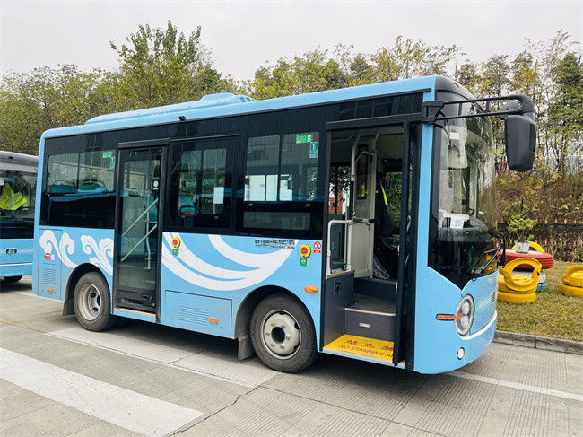 7 Meter 24 Seats Electric City Bus with 250km Cruising Range Zero Emission Minibus