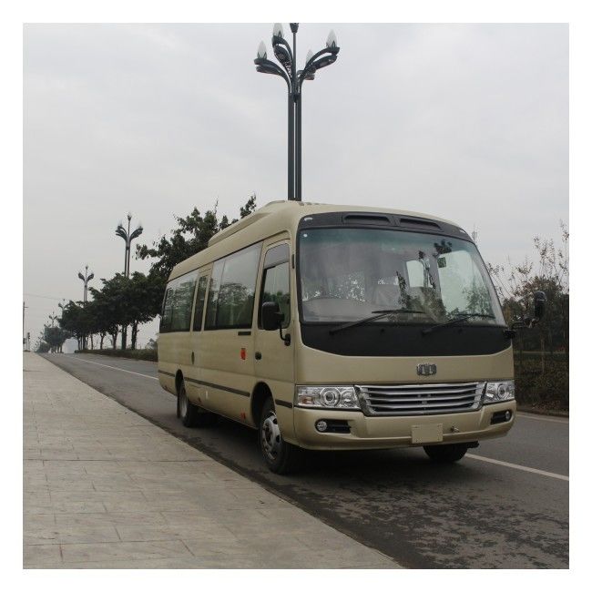 7m Diesel Coaster Bus 26 Seater with Manual 5 Gears for Public Transportation