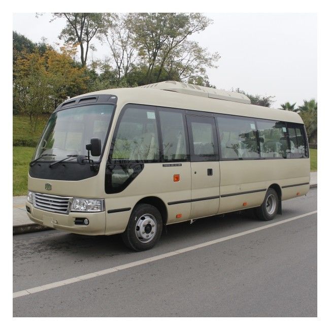 7m Diesel Coaster Buses 25 Seater Manual 5 Gears For public transportation.