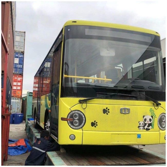 7.3m Diesel City Bus Urban Bus with 25 Seater Capacity Rear Engine and Euro 4 Emission Standards