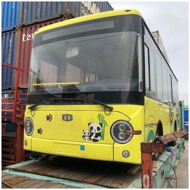 7.3m Diesel City Bus Urban Bus with 25 Seater Capacity Rear Engine and Euro 4 Emission Standards