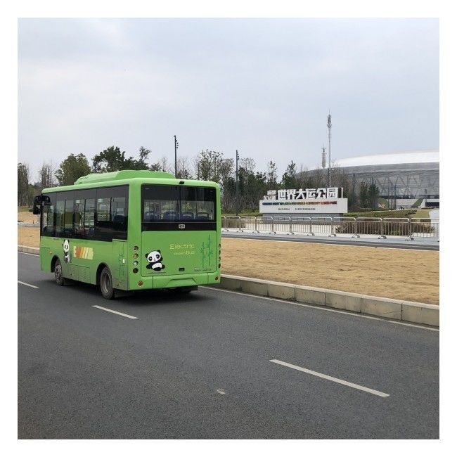 LHD Steering 16 Seater Pure Electric Bus with 2840mm Wheelbase for Intercity Transport