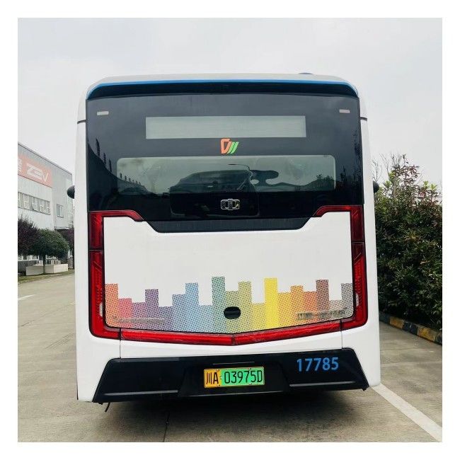 12 M Pure Electric Bus LHD Automatic EV Innercity Bus 46 Seater With Air Suspension