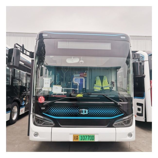 LHD Steering Electric City Bus with Air Suspension and 650KM Mileage for Urban Transport
