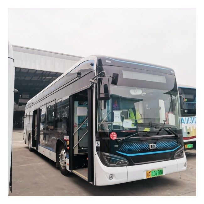 Pure Electric Bus 12m E Bus Low Floor New Energy Bus 46 Seater for public transportation.