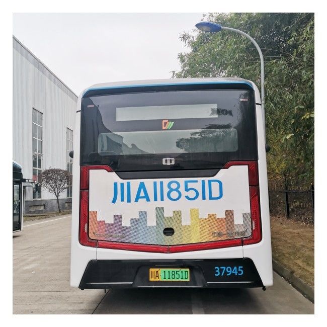 Pure Electric Bus 12m E Bus Low Floor New Energy Bus 46 Seater for public transportation.