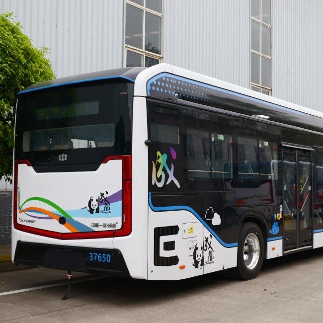 12M 46 Seats Pure Electric City Bus with 350.07 kWh Battery and Low Entrance Floor
