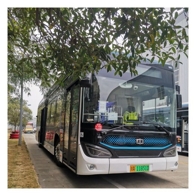 12m Pure Electric Bus Urban Transport City Bus 650Km Mileage Optional 46 Seats