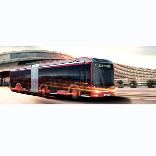 18 M Electric Brt City Bus Top speed 69km/h 50 seats long distance electric bus
