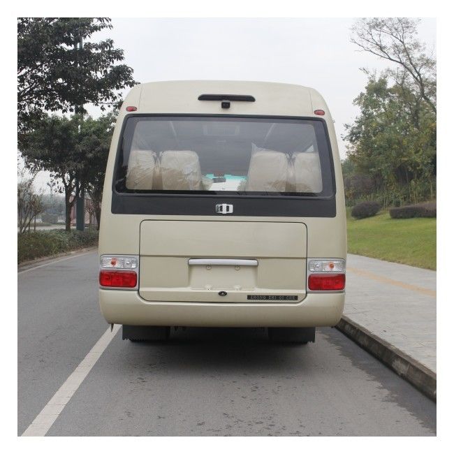 7m Length 26 Seater Mini Shuttle Bus with Yuchai Engine and Leaf Spring Suspension
