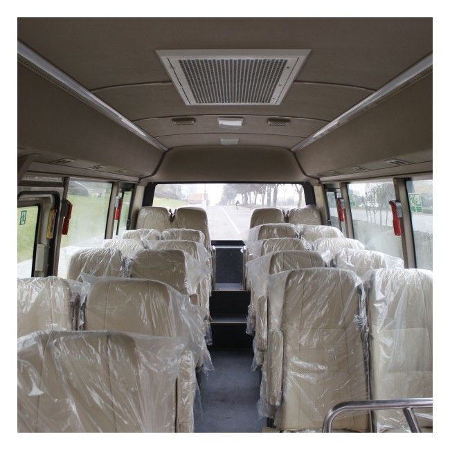 7m Length 26 Seater Mini Shuttle Bus with Yuchai Engine and Leaf Spring Suspension