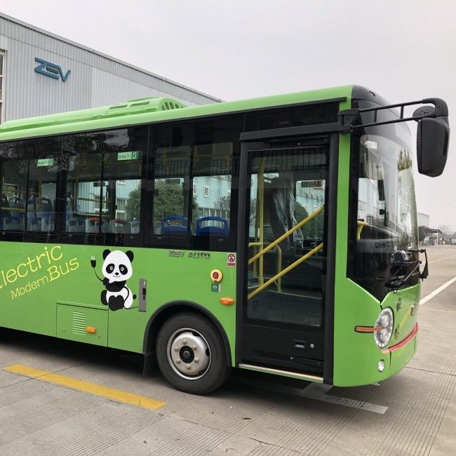 24 Seater 6.6m Battery Electric Bus with 200km Mileage and Automatic Transmission for Public Transportation