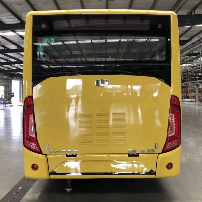 Two Doors 8m Urban Battery Electric Buses LHD 29 Seats Battery Power 198.4kwh
