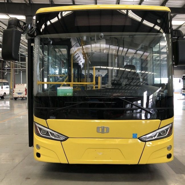 Two Doors 8m Urban Battery Electric Buses with 198.4kwh Battery Power 29 Seats and LHD Steering