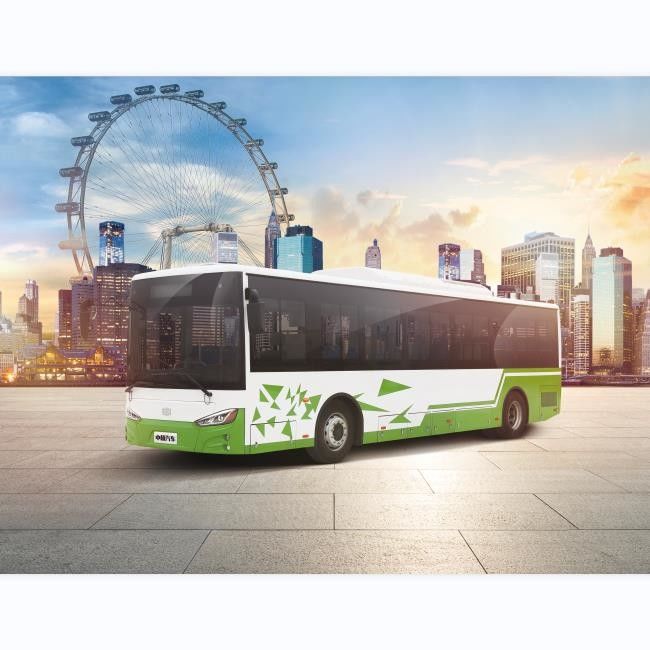 10.5m Pure Electric Bus with 94 Passenger Capacity and 268kwh Battery for Urban Transport