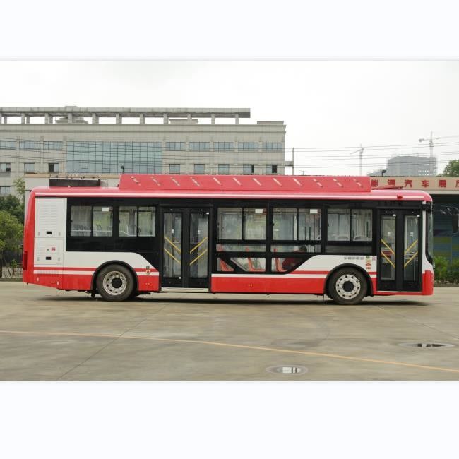 10.5m Zev Bus Pure Electric Bus Auto Transmission Low Entry 20-36 Seats