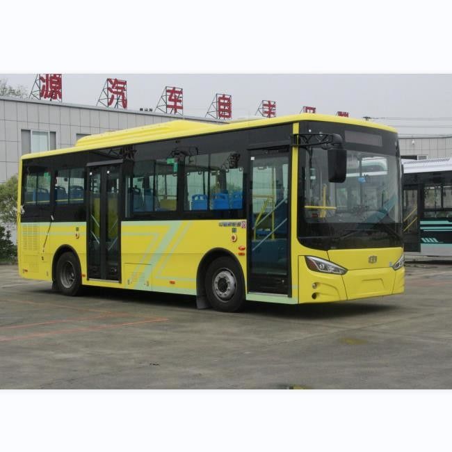 8M Length Pure Electric Bus with 198.4kwh Battery and LHD Steering for Public Transportation