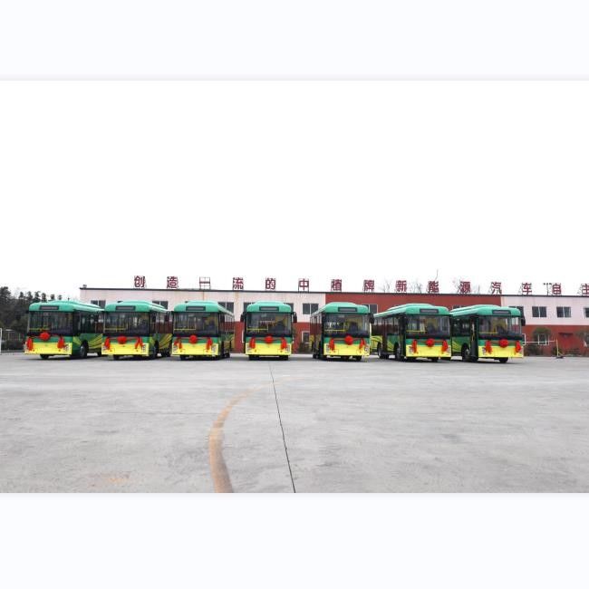 ZEV 7.7m Diesel City Bus with 25 Seats YC4D140-45 Engine and Air Conditioning