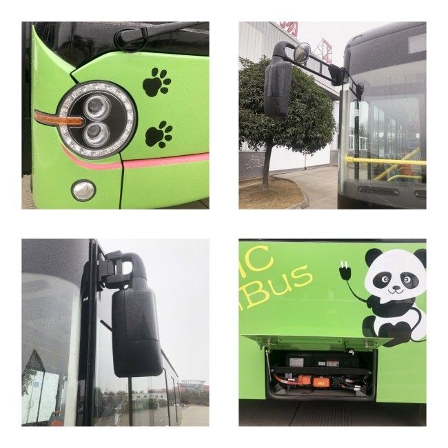 23 Seats Electric Vehicle Minibus LHD/RHD Customizable Colors