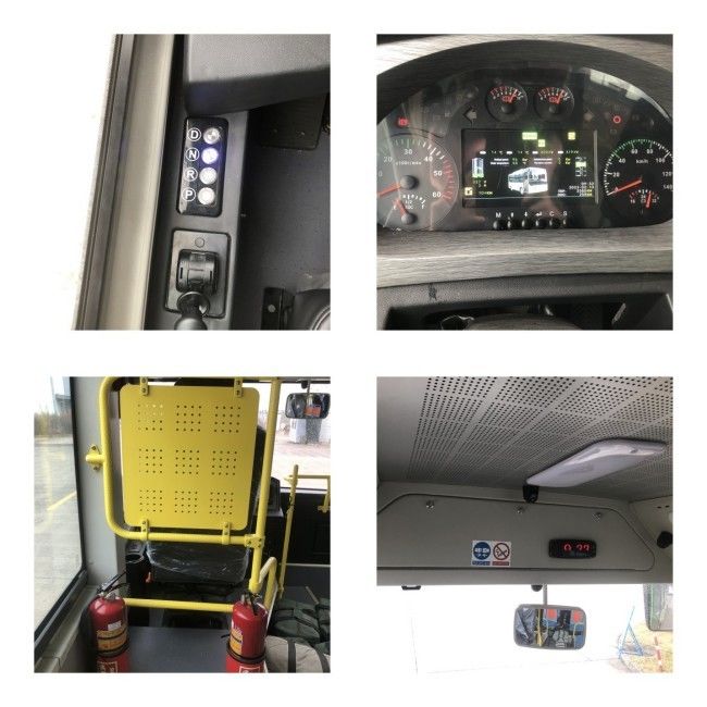 23 Seats Electric Vehicle Minibus LHD/RHD Customizable Colors