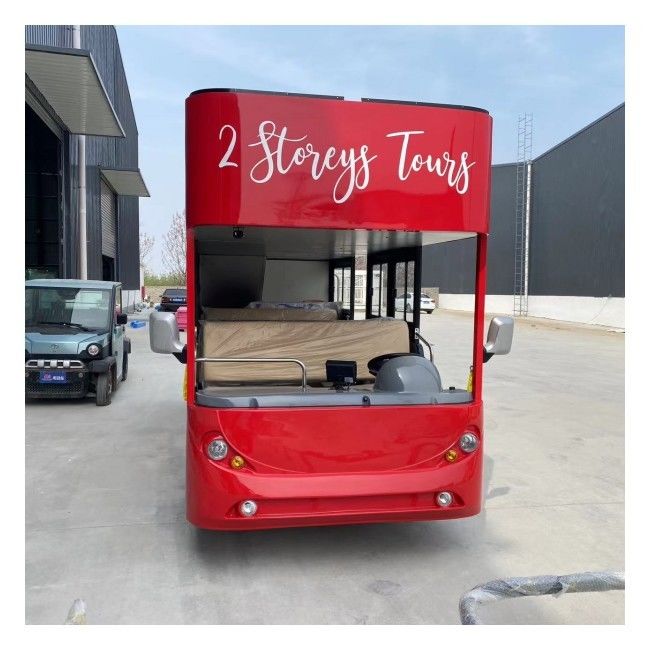 Electric Golf Carts Shuttle Bus 6.4 Mts Turn Radium With Top Speed 30km/H