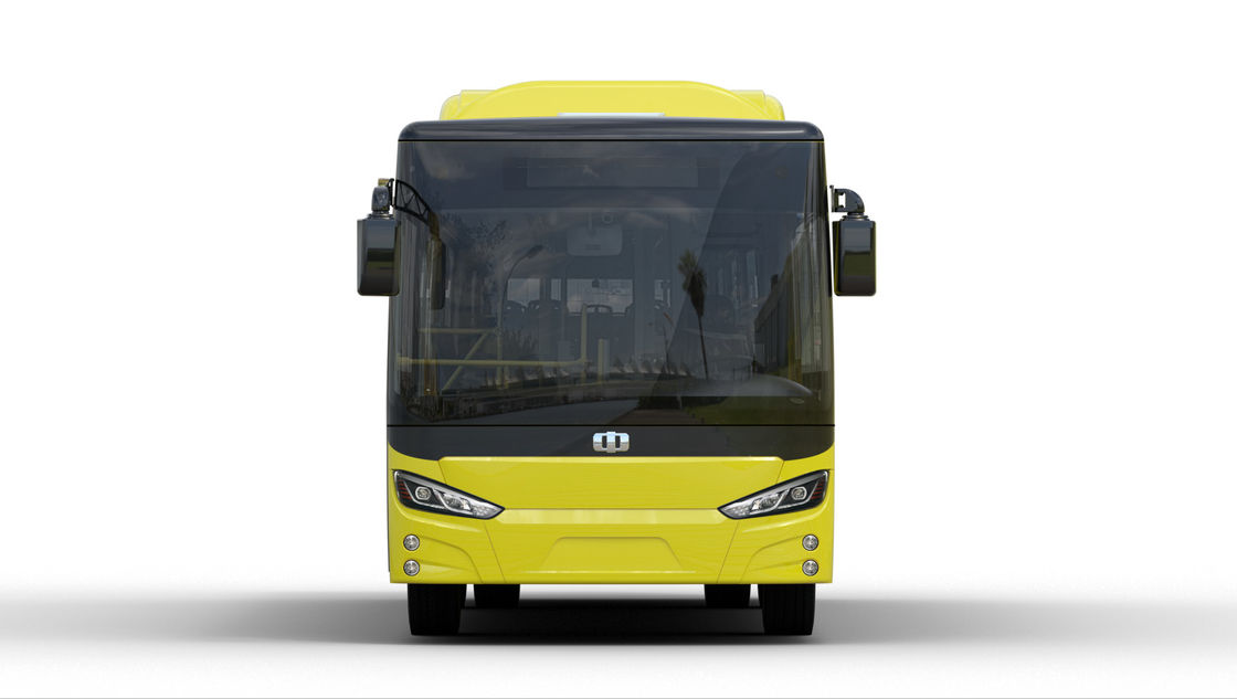 Two Doors 8m Urban Battery Electric Buses LHD 29 Seats Battery Power 198.4kwh