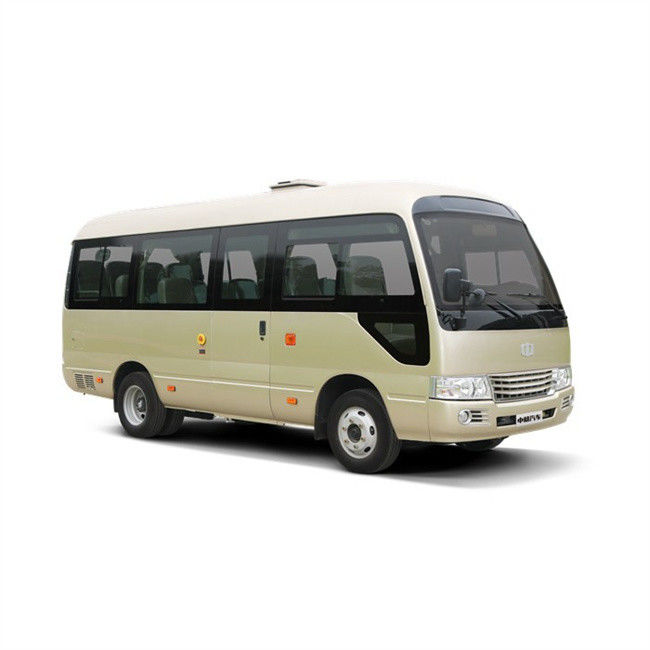 6m Diesel Coaster Buses Transit mini bus With 19 Seats Top Speed 100km/H