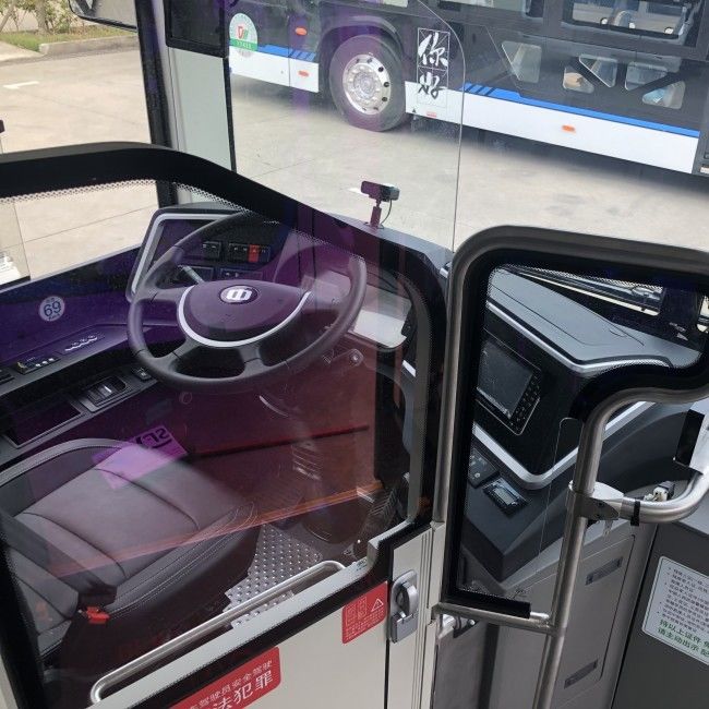 10.5m Pure Electric Bus With Modern Design 255 Kwh Drive Range More Than 230km