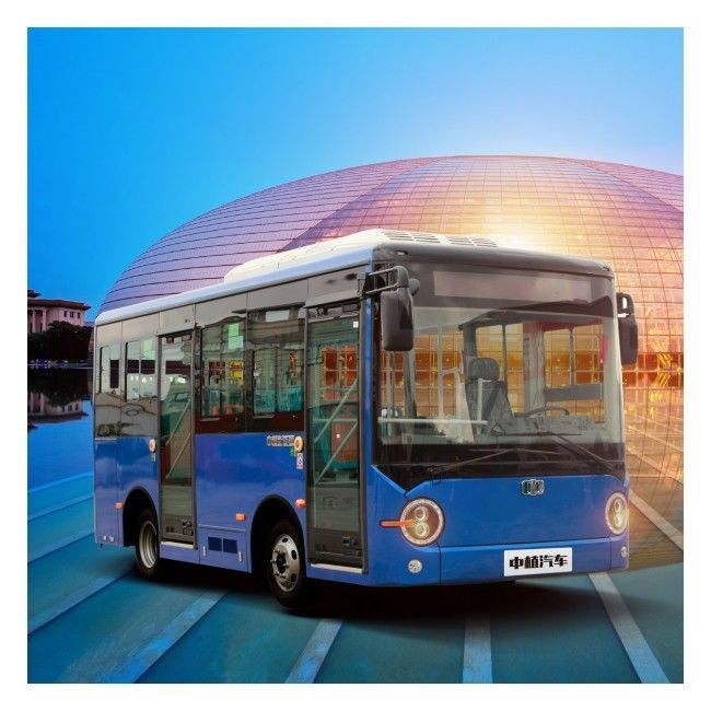 6.6m Zev Bus Electric City Bus with 69km/h Top Speed and 16 Seats Capacity