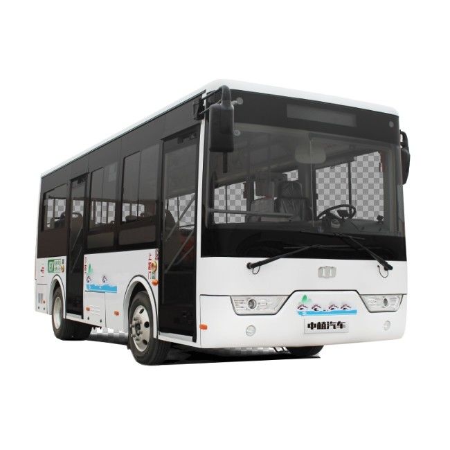 6.6m Length Zev Bus Electric Passenger Bus with 69km/h Top Speed and 35 Passenger Capacity