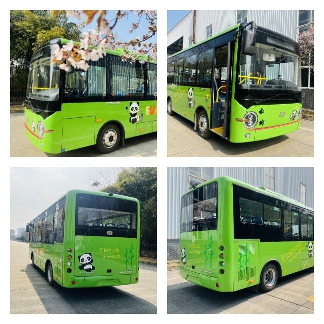 6.6m Electric Mini Buses LHD 24 Seats with Drive Range More than 270KM