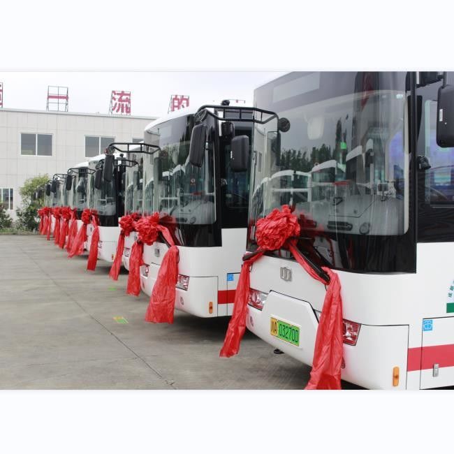 6.6m 23 Seats Electric City Buses LHD RHD 270KM Mileage for city transportation
