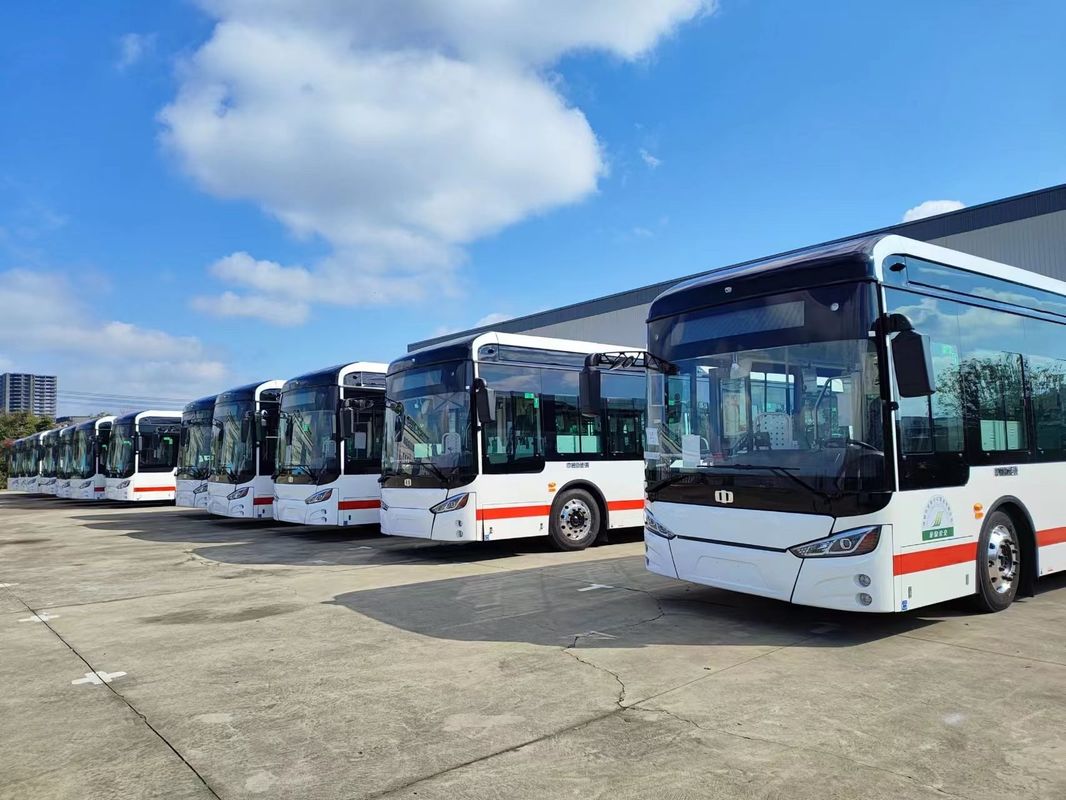 10.5m New Pure Electric Transit Bus With 30 Passenger Seats Zero Emission City Bus