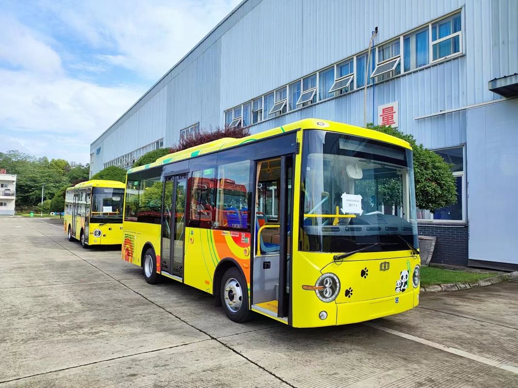 6.6m 24 Seater Battery Electric Buses with Automatic Transmission for Urban Transport