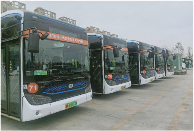 12m low entry Pure electric bus ebus with 46 seater more than 220km mileage
