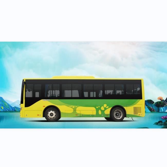 8m 28 Seats Zev Bus Battery Powered Buses Low Floor Buses City Transit Bus .