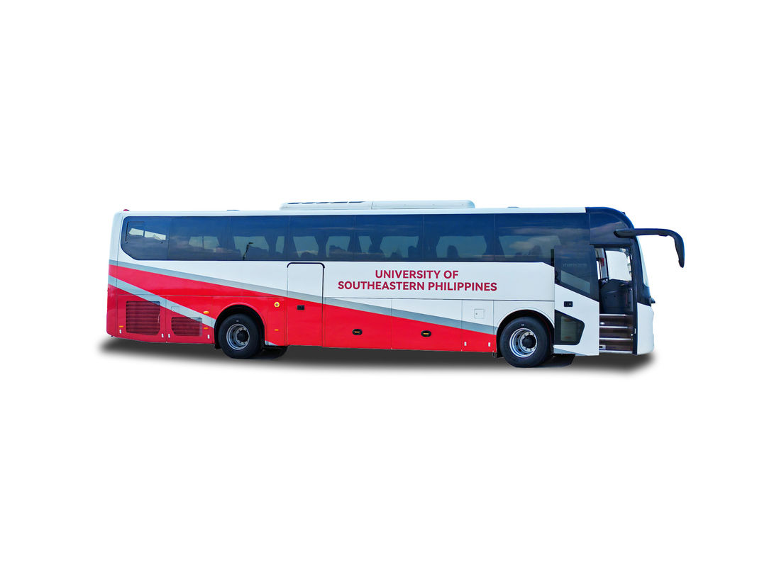 12m 55 Seater Diesel Coach Bus Tourist Luxury Bus With Toilet for Long Distance Travel