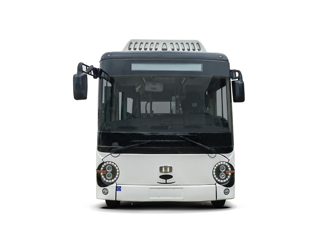 Green Bus 5.9m Electronic Bus 14 Seats 1 Step Buses for G.V.W kg 8500 Public Transportation