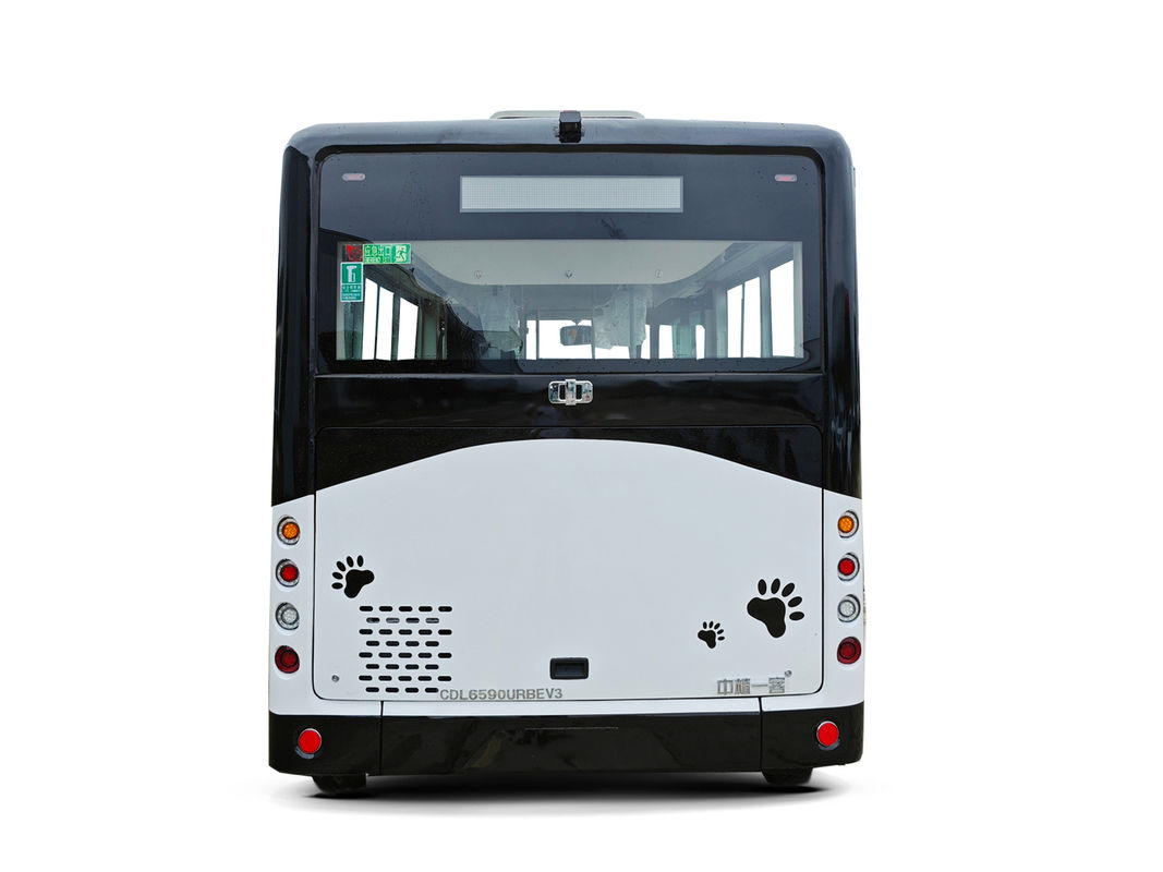 Green Bus 5.9m Electronic Bus 14 Seats 1 Step Buses for G.V.W kg 8500 Public Transportation