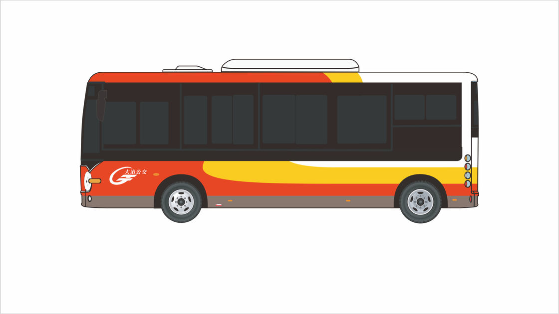 Urban Public Transportation Solution 10.5m Electric City Bus With 30 Seater And 268kwh Battery