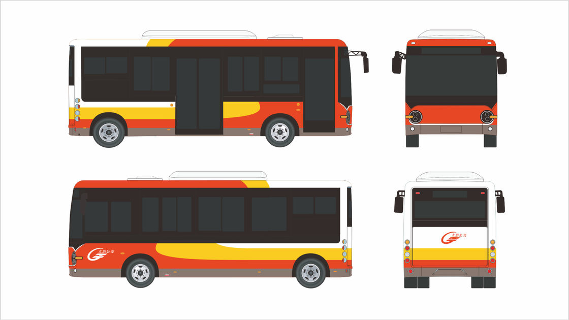10.5m Electric City Bus with 30 Seater Capacity and 268kwh Battery for Urban Public Transportation