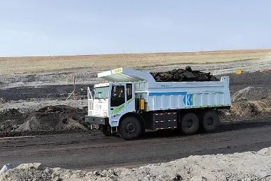125 Ton Payload Electric Mining Truck with 528kWh LFP Battery and Long Drive Range