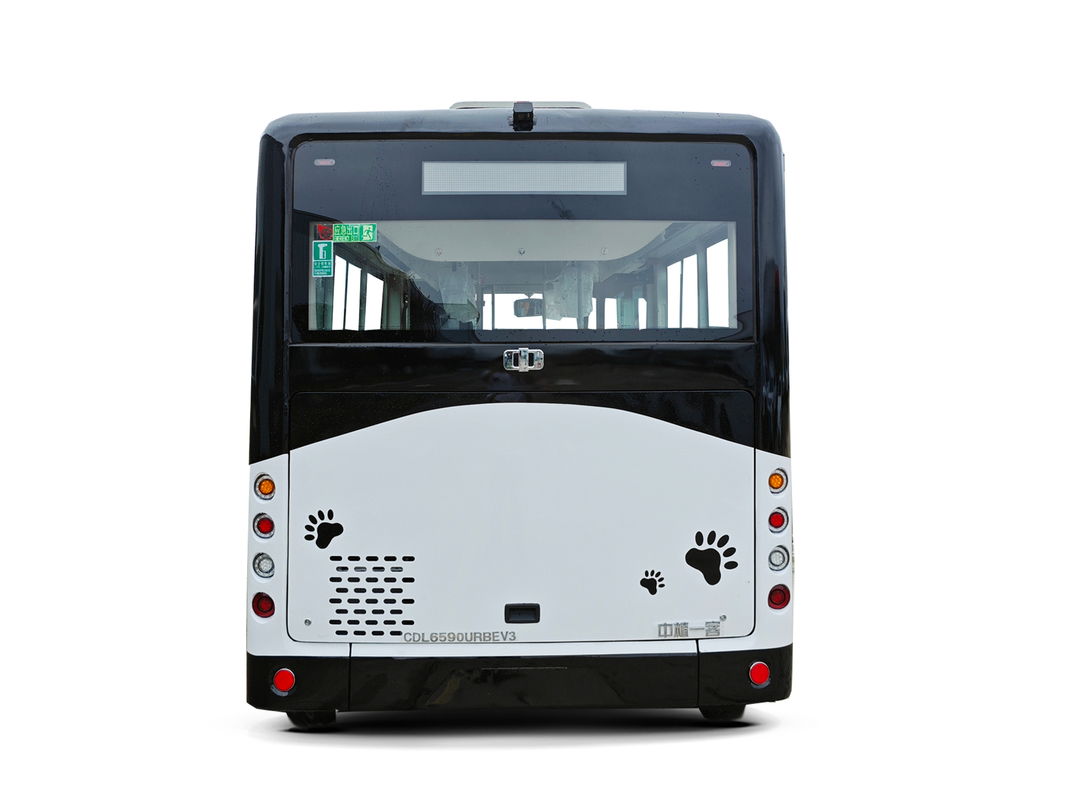 Custom 14 Seater Pure Electric Bus 69km/h Speed 5995*2200*2960mm with Leaf Spring Suspension