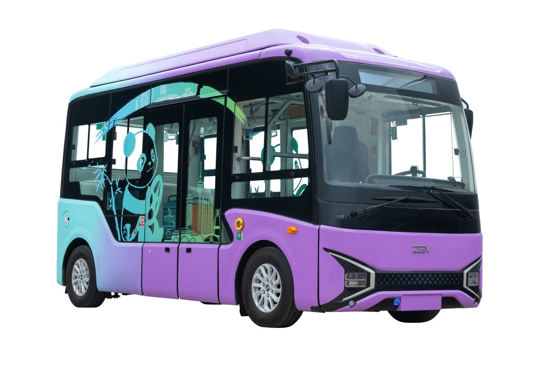 11 Seater Electric Mini Buses with 80kWh Battery and Automatic Transmission for Urban Transportation