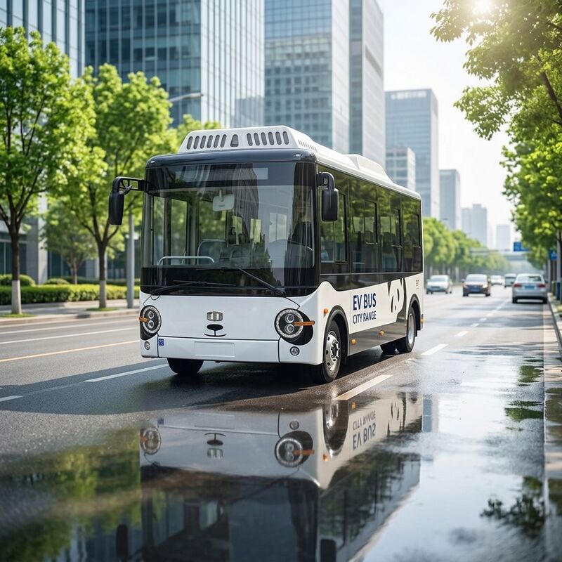 5.9m 14 Seater Electric Mini Buses EV Bus Commercial City Bus New Energy Van